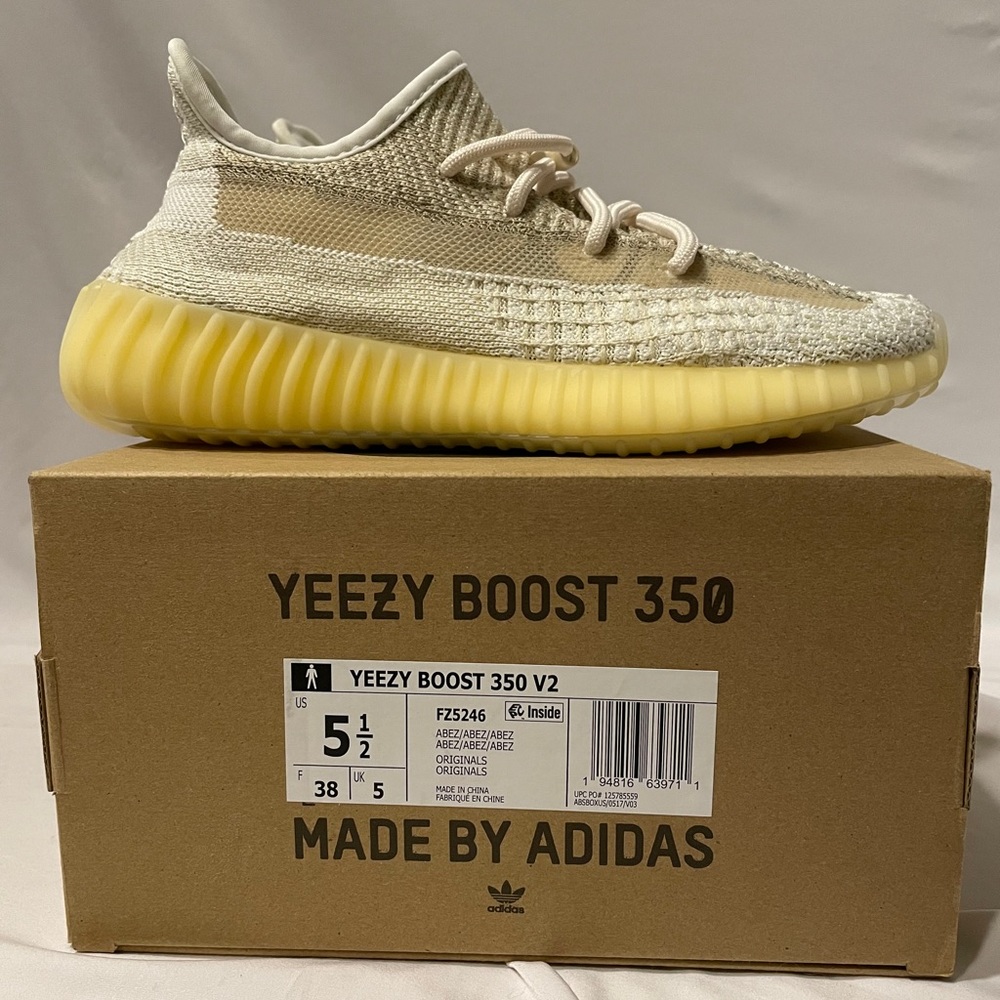 Adidas Yeezy Boost 350 V2 Natural Size 5.5 FZ5246